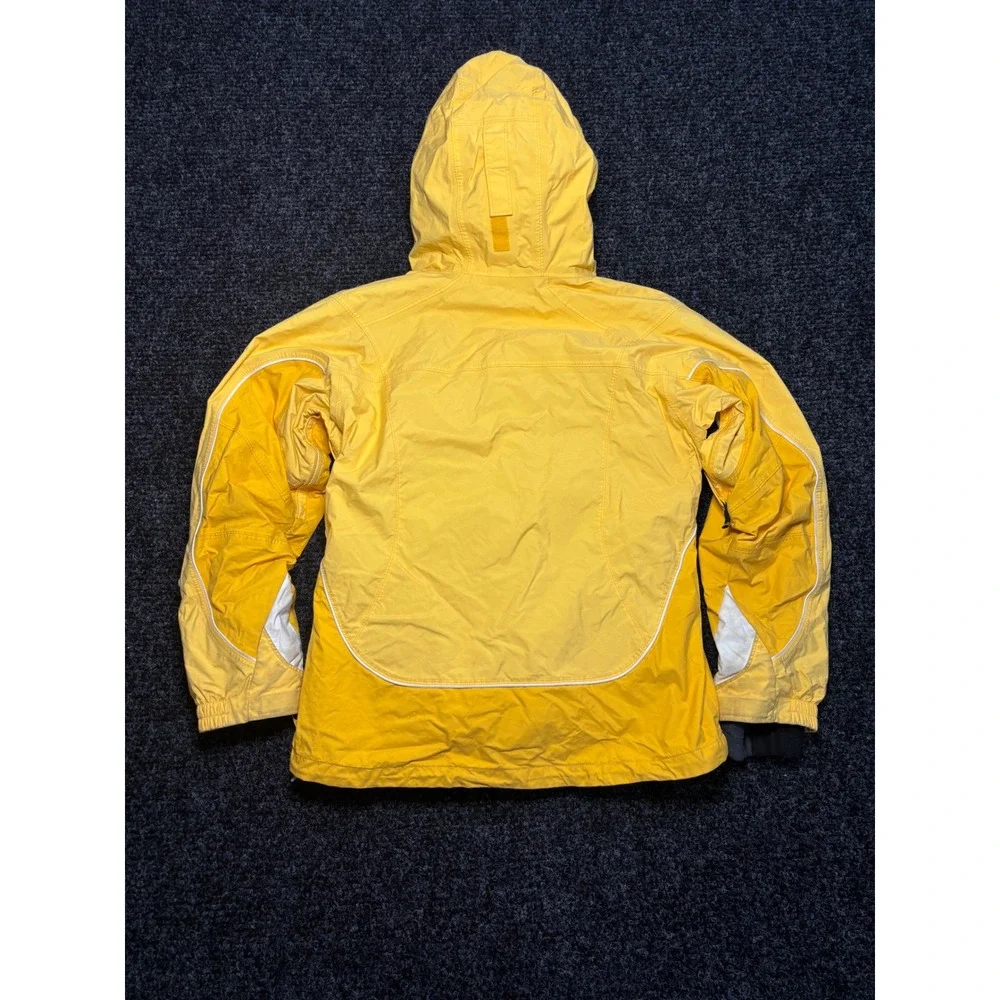 Columbia Kids Yellow Omni-Shield Waterproof Hooded Ski Jacket Size M